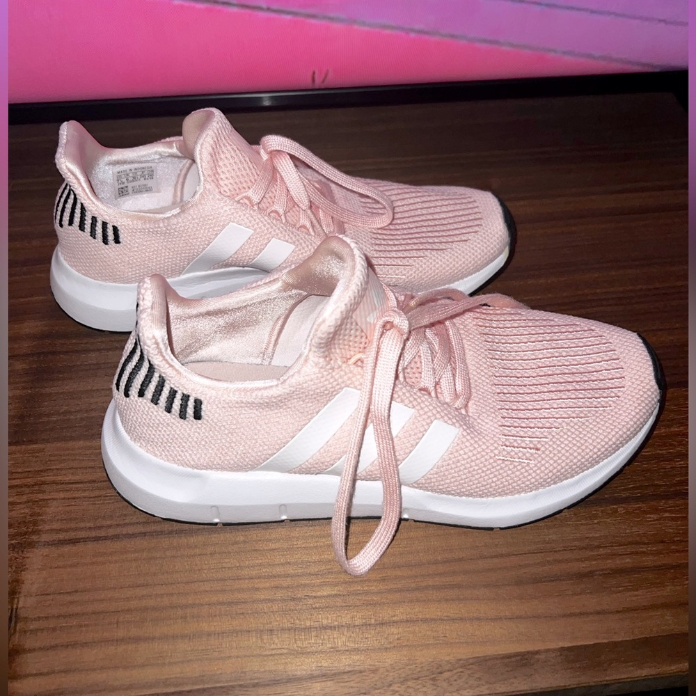 Adidas Sneakers - Pink/White - Size 7.5